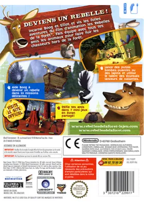 Open Season box cover back